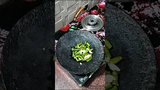 Maharashtrian Green Chilli Thecha Recipeshorts youtube kolhapuri thecha chutney marathi [upl. by Ynnavoj]