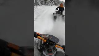 To much snow fot KTM and YAMAHA RAPTOR [upl. by Anelrihs807]