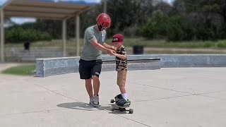 Romans First Time on the Street Snowboard [upl. by Nonnag]