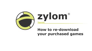 Zylom Tutorial 07  How to redownload purchased games [upl. by Kemble]