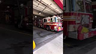 Fdny engine246 and ladder 169 returning fromclass three 2022 Seagrave pumper Ferrara rearmount ￼2011 [upl. by Airual]