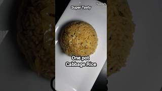 One pot Cabbage Rice😋 shorts ashortaday viral navratri [upl. by Hindorff]