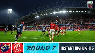 Munster v Ulster  Instant Highlights  Round 7  URC 202223 [upl. by Odnalref889]