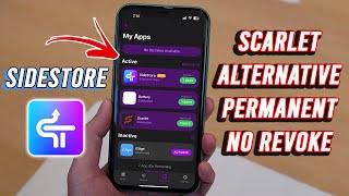 Sidestore Alternative SCARLET With Refresh Certificate No Revoke [upl. by Rednazxela]