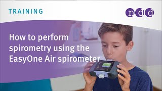 Spirometry training How to perform spirometry using the EasyOne Air [upl. by Suiratnod]