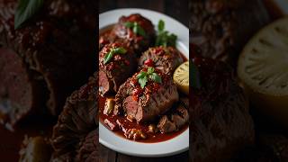 ðŸŒ¾ðŸ…ðŸ¥© ðŸ‡®ðŸ‡¹ Italian Beef Braciole Recipe ðŸ–ðŸ§…ðŸ§„ [upl. by Svend]