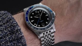 A NEW Attractive GMT Watch For Around 1000  Baltic Aquascaphe GMT Review [upl. by Rior]