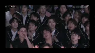 R1SECHUANG2021 Trainees Reaction to BONBON GIRLS 303 Stage Slay and Play DEBUT NIGHT 20210424 [upl. by Cirillo]