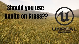 Unreal Engine  You Should Watch this Video before adding Grass to Your Game [upl. by Bergerac186]