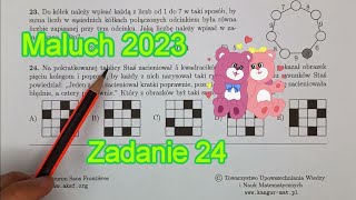 Maluch 2023Zadanie 24 Kangur MatematycznyKlasy III i IVKlasa 3 i 4 [upl. by Enitram]