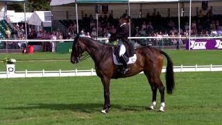 Land Rover Burghley Horse Trials 2016  Dressage Day 1 Rosalind Canter [upl. by Ybbob]