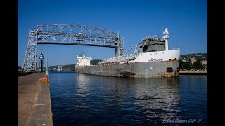 Manitoulin departing into the Foggy Lake Departing Duluth MN loaded with Ore for Sault Ste Marie [upl. by Ibby]