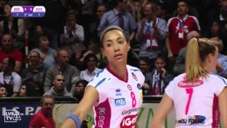 Bergamo  Novara 23  Highlights  11 Giornata MGS Volley Cup 1516 [upl. by Marybella834]