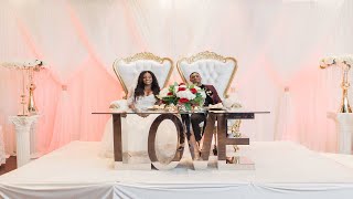 Crystal amp Spencer Wedding Video Nigerian amp American [upl. by Ahsenroc780]