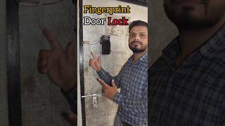 Fingerprint Door Lock System shorts trending science experiment [upl. by Wilscam]