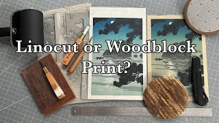 Linocut Meets Traditional Japanese Woodblock Printmaking Proofing a Hasui Reproduction [upl. by Jerri]