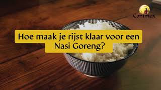 Hoe kook je rijst voor Nasi Goreng [upl. by Livia]