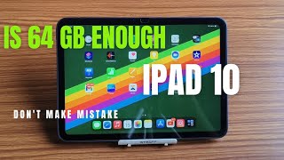 Is iPad 10th Gen 64GB enough for you [upl. by Mazman118]