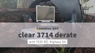 Clear 3714 Derate on Cummins QSF [upl. by Wendalyn]