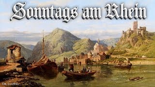 Sonntags am Rhein German folk songEnglish translation [upl. by Dorine230]