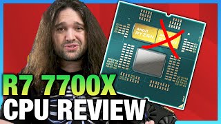 AMD Ryzen 7 7700X 8Core CPU Review amp Benchmarks vs i712700KF R9 7900X amp More [upl. by Nylcsoj]