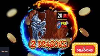 2 Dragons SuperSlot game  Vegas7Games  MegaWin [upl. by Newell174]