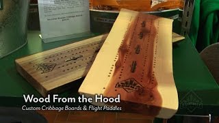 Wood From the Hood Custom Cribbage Boards amp Flight Paddles [upl. by Justus]