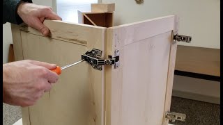 How To Install Corner Susan Door Hinges [upl. by Hanser]