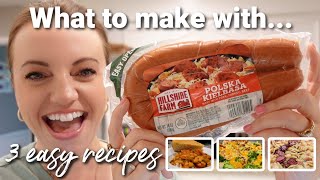 What to make withKIELBASA sausage  3 easy recipes using Kielbasa [upl. by Octavla]