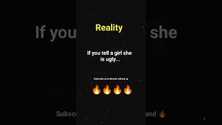 Reality 🔥shorts motivation comebacks mythoughts yourreality [upl. by Aslehc]