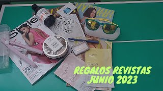 REGALOS REVISTA JUNIO 2023🎁 REGALOS VALORADOS EN 20€ [upl. by Crescantia]