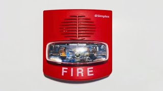 Sound Effect  Fire Alarm Simplex TrueAlert [upl. by Mcgaw]