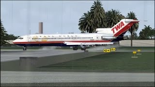 FSX  B727200  JT8D15 engine sounds  xviews [upl. by Dodie]