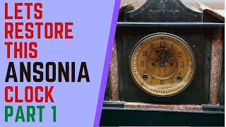 Restoration of an Ansonia clock [upl. by Marie-Ann]