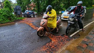 DULER ROAD  Worst Condition  Mapusa [upl. by Benita]