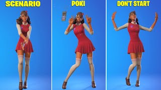 Fortnite ISABELLE Skin With Best Dances amp Emotes [upl. by Adnalahs]