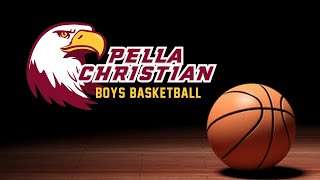 Pella Christian Varsity Boys Basketball vs Oskaloosa [upl. by Eillod673]