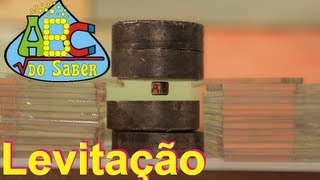 Levitação magnética com bismuto [upl. by Vanhook566]