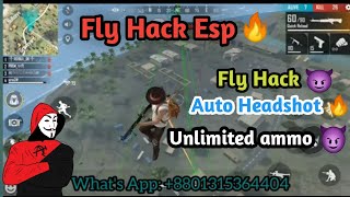 Free fire fly hack kaise kare How to hack free fire no ban 2021Fly hack mod apkOscar mania gaming [upl. by Enehs]