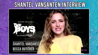 Shantel VanSanten as Becca Butcher in The Boys  BGN Interview [upl. by Ahsiuqet]