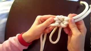 How to tie the Fiador Knot for a Rope Halter [upl. by Naoj]