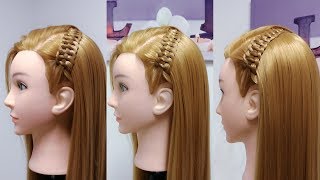 Peinado Fácil con Trenzas de 4 Cabos  Belleza sin Limites [upl. by Claman401]