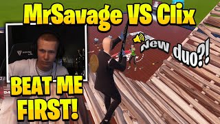 MrSavage VS Clix 1v1 Buildfights [upl. by Weston100]