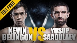 ONE Full Fight  Kevin Belingon vs Yusup Saadulaev  A Spectacular Knockout  October 2012 [upl. by Georgy669]