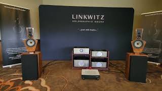 Killer Linkwitz Speakers  First Time Pairing at Show with Pass Labs Electronics [upl. by Orpheus]