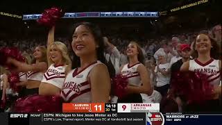 Arkansas vs Auburn  202228  NCAAB Game [upl. by Pinto]