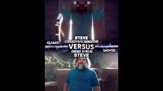 Steve Game Creative  Commands Vs Steve Movie Meme Force [upl. by Rene]