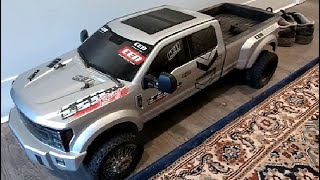 CEN Racing 8985 F450 SD American Force Edition 1 10 Scale RTR Custom Truck Grey Titanium V2 Review [upl. by Grounds]