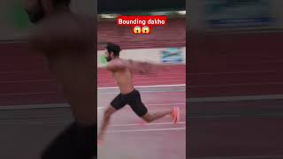 Bounding session 😱😱🦘🦘 triplejump olympicsport hardwork trendingshorts athlete trackandfield [upl. by Halsy]