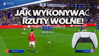 JAK WYKONYWAĆ RZUTY WOLNE  FIFA 22  AKADEMIA FIFY [upl. by Enyledam]